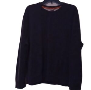 -- Haggar Blue Crewneck Sweater Classic Design
